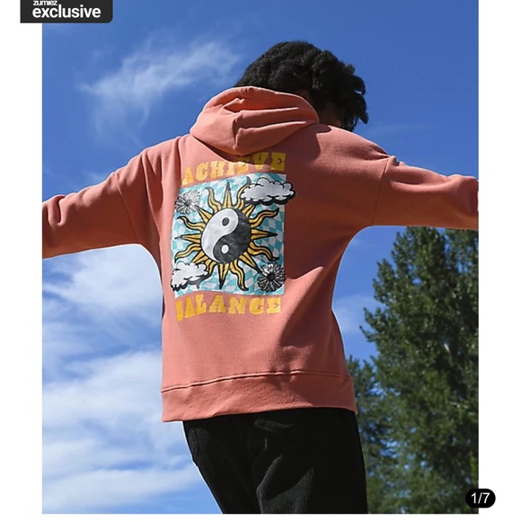 Empyre Fredia Achieve Balance Orange Hoodie - Picture 4 of 6